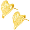 1 Pair Simple Style Classic Style Heart Shape Plating 304 Stainless Steel Ear Studs