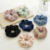 Women's Classic Style Korean Style Solid Color Cloth Plush Hair Tie