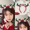 Christmas Cute Sweet Women's Antlers Imitation Antlers Flocking Hair Band