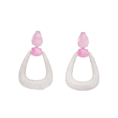 1 Pair Elegant Simple Style U Shape Plating Copper Drop Earrings