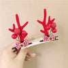 Christmas Cute IG Style Women's Antlers Plush Handmade Hair Clip