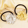 Women's Simple Style Flower 304 Stainless Steel Plating Hair Tie