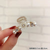 Factory source supply goods grab clip White Crystal Pearl hair clip side clip  antique Hanfu headdress women's grab clip