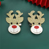 Christmas Cute Sweet Women's Christmas Tree Santa Claus Snowman Alloy Plastic Hair Clip