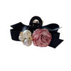 South Korea Dongdaemun elegant Chanel style flower clip female hairpin high-end headdress back head updo large hair grip