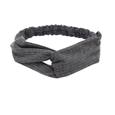 casual simple style stripe solid color cloth stripe hair band