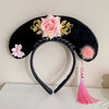 Gege hairband palace style noble flag head hoop Zhen Huan legend empress imperial concubine hairpin performance props headdress hair accessories