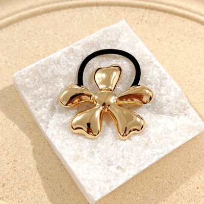 Women's Classic Style Scallop Starfish Flower 304 Stainless Steel Plating Hair Clip Hair Tie