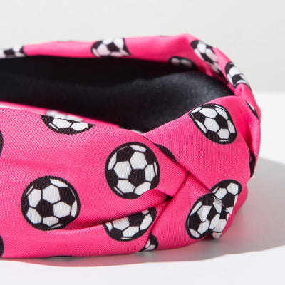 Casual Elegant Women's Football Cloth Printing Hair Band