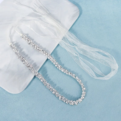 fashion bridal rhinestone wedding dress accessories wild waist belt