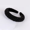 baroque style u shape sponge inlay rhinestones pearl hair band 1 piece