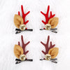 Christmas Cute Women's Christmas Hat Letter Elk Plastic Iron Hair Clip