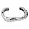 Simple Style Solid Color 304 Stainless Steel Bangle In Bulk