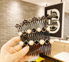 Bangs Hair Comb Broken Hair Arrangement Comb Elegant  Toothed Hairpin Girl's Non-slip Hair Fork Hair Accessories Headdress