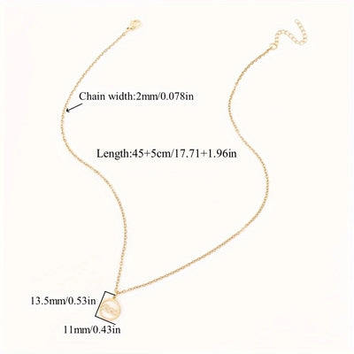 Jewelry Simple Style Classic Style Constellation 201 Stainless Steel 304 Stainless Steel Pendant Necklace