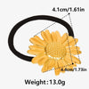 Women's Simple Style Flower 304 Stainless Steel Plating Hair Tie