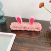 korean cute rabbit ears  plush hairband