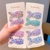 Cute Girl's Front Broken Hairpin Children's Mermaid Tail Sequins New Style BB Clip Side Bangs Hair Accessories