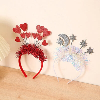 Christmas headband Valentine's Day love headband Little Red Book Online popular hairpin headdress