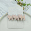 cartoon style cat acetic acid sheets handmade hair clip 1 piece