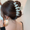 13CM oversized hair clip acrylic high-grade shark clip simple hair clip hair accessories