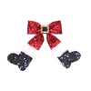 Christmas IG Style Girl'S Bow Knot Sequins Inlay Rhinestones Hair Clip