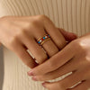 Jewelry Retro Simple Style Geometric 304 Stainless Steel Open Rings