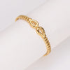 Simple Style Commute Geometric 304 Stainless Steel 18K Gold Plated Bangle In Bulk