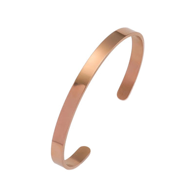 Simple Style Solid Color 304 Stainless Steel Bangle In Bulk