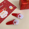 Christmas Cute Women's Christmas Tree Santa Claus Elk Hair Clip