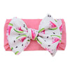 casual plaid bow knot cloth hair band