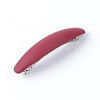 simple style solid color stainless steel hair clip 1 piece