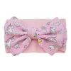 casual plaid bow knot cloth hair band