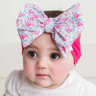 casual plaid bow knot cloth hair band