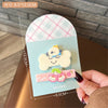 cute animal arylic hair clip