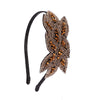 Bohemian Ethnic Hair Accessories Elegant Fashion Entry Luxury Crystal Handmade Beaded Headwear Banquet Masquerade Hairband