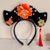 Gege hairband palace style noble flag head hoop Zhen Huan legend empress imperial concubine hairpin performance props headdress hair accessories