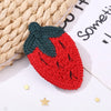 Cartoon students Korean version of cute hairpin girls online red animal BB clip sweet knitted side clip hair accessories headdress