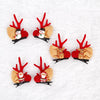 Christmas Cute Women's Christmas Hat Letter Elk Plastic Iron Hair Clip