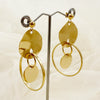 1 Pair IG Style Casual Vacation Geometric Plating 304 Stainless Steel 14K Gold Plated Drop Earrings