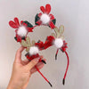 Christmas Cute Sweet Women's Antlers Imitation Antlers Flocking Hair Band