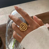 Jewelry Simple Style Classic Style Spiral Stripe 304 Stainless Steel Stainless Steel Rings