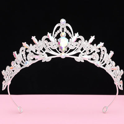 Baroque Vintage Black Luxury Crown Bridal Tiara Wedding Dress Wedding 18th Birthday Female Crown  New