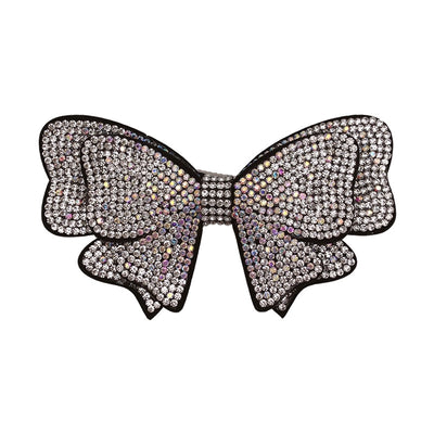 Women's Simple Style Shiny Bow Knot Brass Inlay Rhinestones Hair Clip