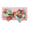 casual plaid bow knot cloth hair band