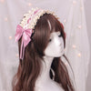 Stall  Lolita hair band Japanese cute girl headdress Lolita hair accessories cosplay maid lace hair band