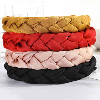 simple style braid twist cloth handmade hair band 1 piece