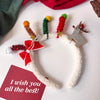 Christmas IG Style Cute Women's Christmas Tree Santa Claus Plush Hair Band